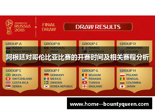 阿根廷对哥伦比亚比赛的开赛时间及相关赛程分析